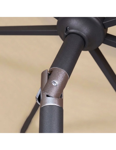 Lybra : Parasol à Mât Central Inclinable avec Technologie EquiTilt®
