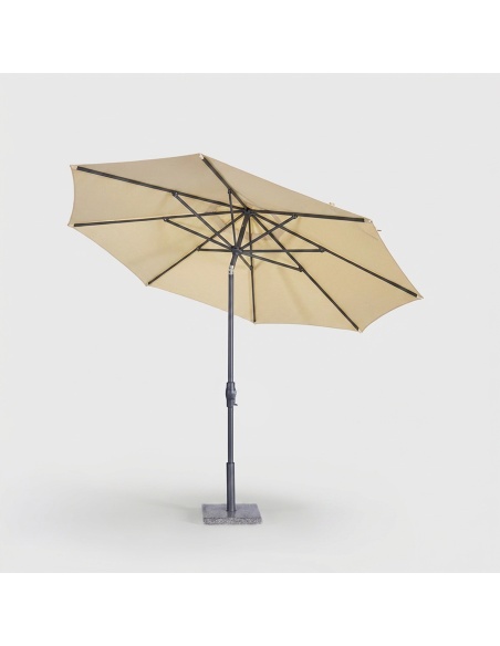 Lybra : Parasol à Mât Central Inclinable avec Technologie EquiTilt®