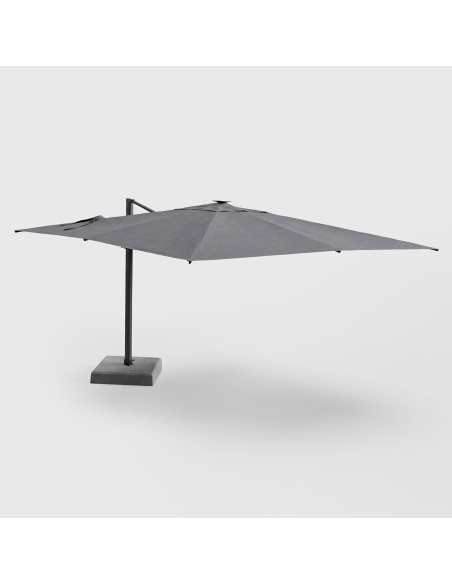 Auriga : Parasol Déporté Inclinable avec LED Solaires Intégrées