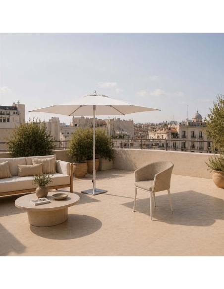 Klika : Parasol à Pied Central avec Technologie KlikOpen®