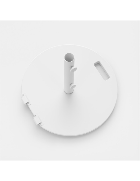 Base ronde pour parasol acier 25 kg - Compatible avec Klika et Lybra