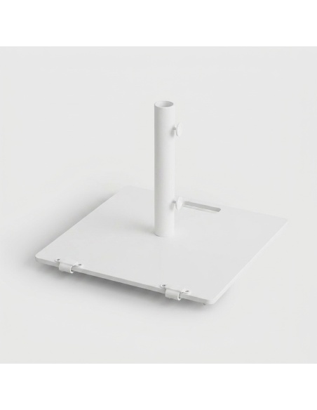 Socle de parasol carré acier 25 kg - Compatible avec Klika et Lybra
