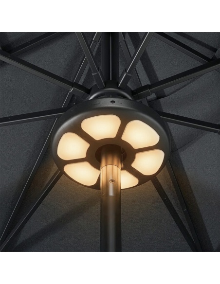 Lumière LED à clip pour parasol - Compatible avec Klika et Lybra