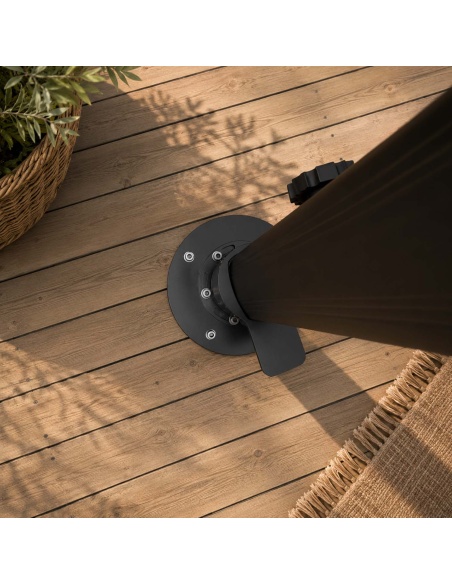 Platine d'ancrage pour terrasse en bois - Compatible avec Auriga, famille Cygnus et Hydrus