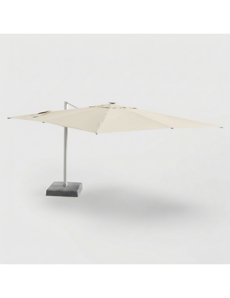 Auriga : Parasol Déporté Inclinable avec LED Solaires Intégrées