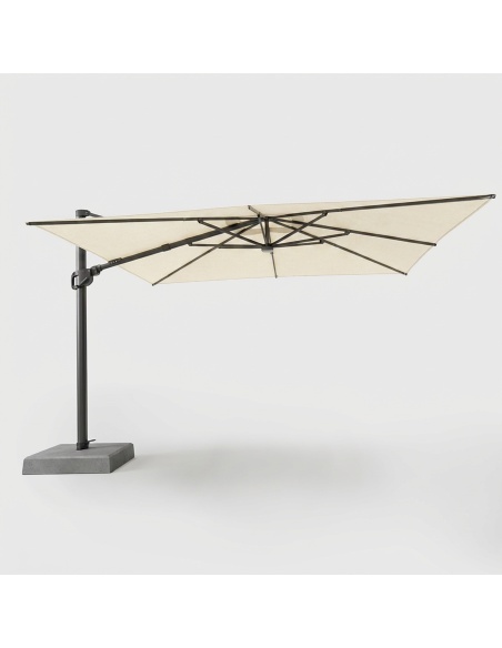 Auriga : Parasol Déporté Inclinable avec LED Solaires Intégrées