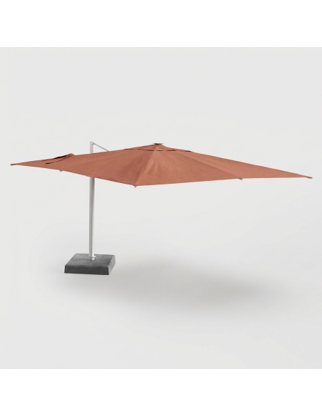 Auriga : Parasol Déporté Inclinable avec LED Solaires Intégrées
