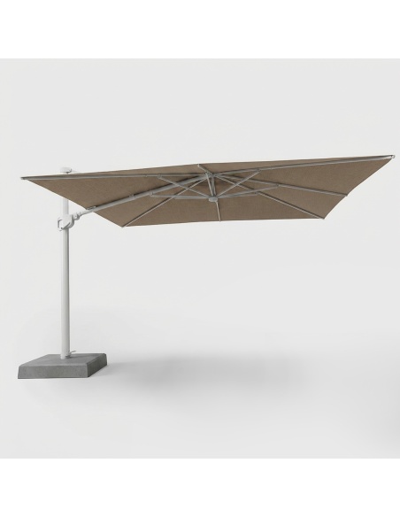 Auriga : Parasol Déporté Inclinable avec LED Solaires Intégrées