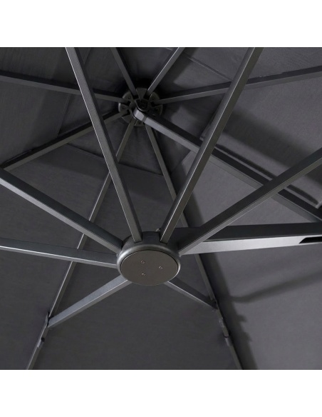 Cygnus : Parasol déporté avec vérin à gaz