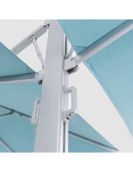 Cygnus Duo: Parasol Double à Bras Latéral