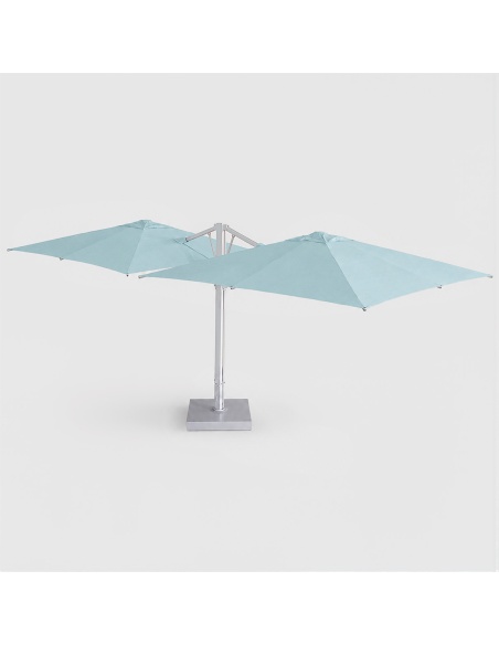 Cygnus Duo: Parasol Double à Bras Latéral