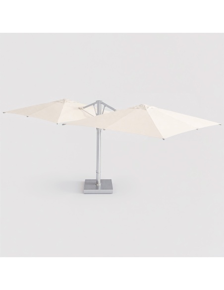 Cygnus Duo: Parasol Double à Bras Latéral