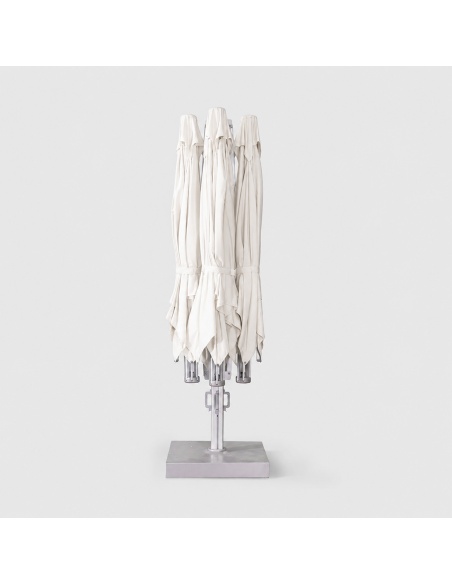 Cygnus Qadro: Parasol Cantilever à Quatre Toiles 6×6 m