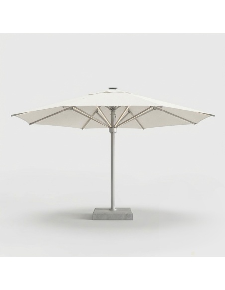 Hydrus : Parasol Professionnel à Pied Central 5×5 m et Ø6 m
