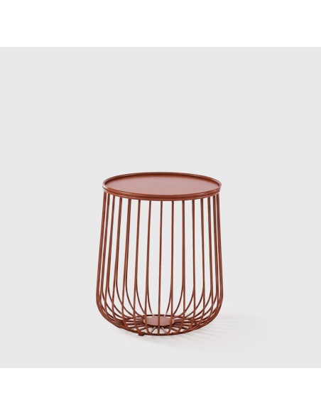 Plana : Table Basse d'Extérieur en Tige de Fer Robuste