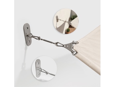 Sartya : Kit Platine Murale pour Voiles sur Isolation Extérieure