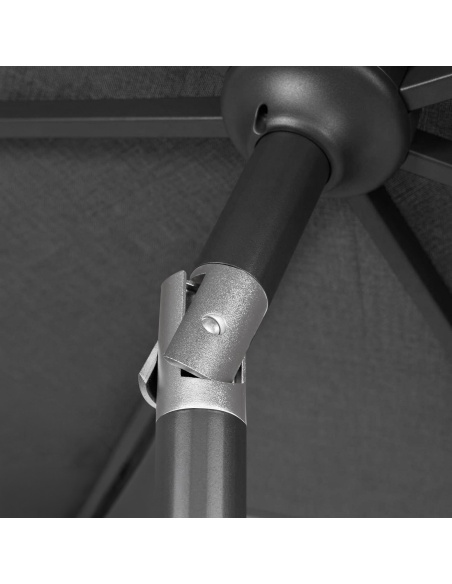Lybra : Parasol à Mât Central Inclinable avec Technologie EquiTilt®