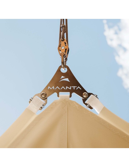 Solaria Imperméable - notre meilleure voile d'ombrage avec coupe radial