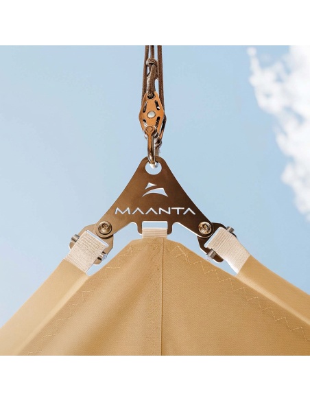 Solaria Imperméable - notre meilleure voile d'ombrage avec coupe radial