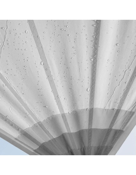 Solaria Imperméable - notre meilleure voile d'ombrage avec coupe radial