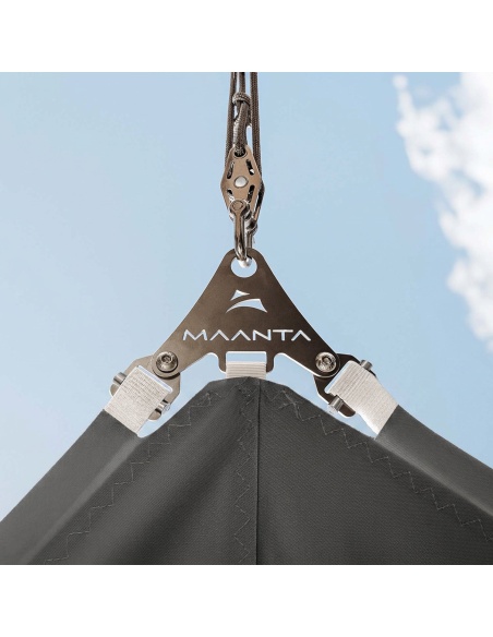 Solaria Imperméable - notre meilleure voile d'ombrage avec coupe radial