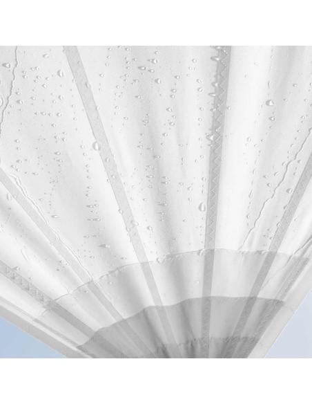 Solaria Imperméable - notre meilleure voile d'ombrage avec coupe radial