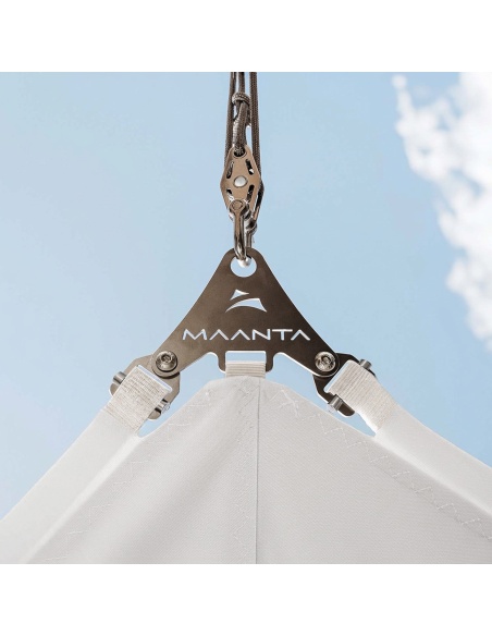 Solaria Imperméable - notre meilleure voile d'ombrage avec coupe radial