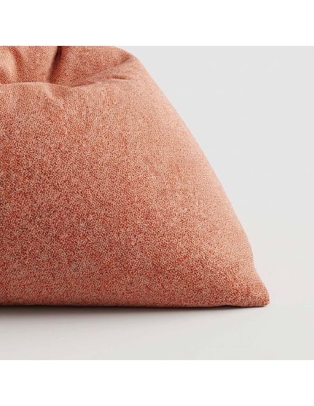 Thera Maxi : pouf d'extérieur XL en bouclé, résistant pluie et UV