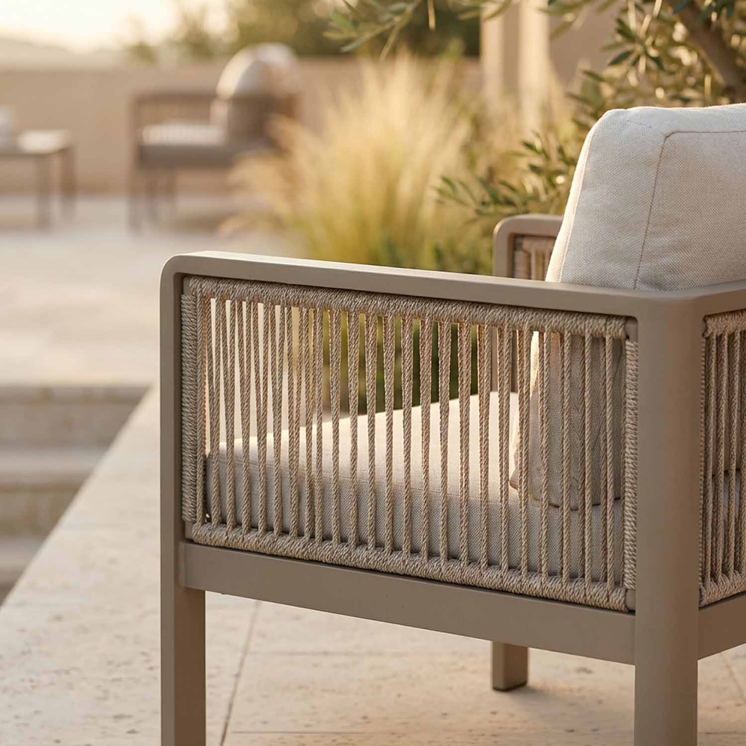 Corde olefin tressée à la main