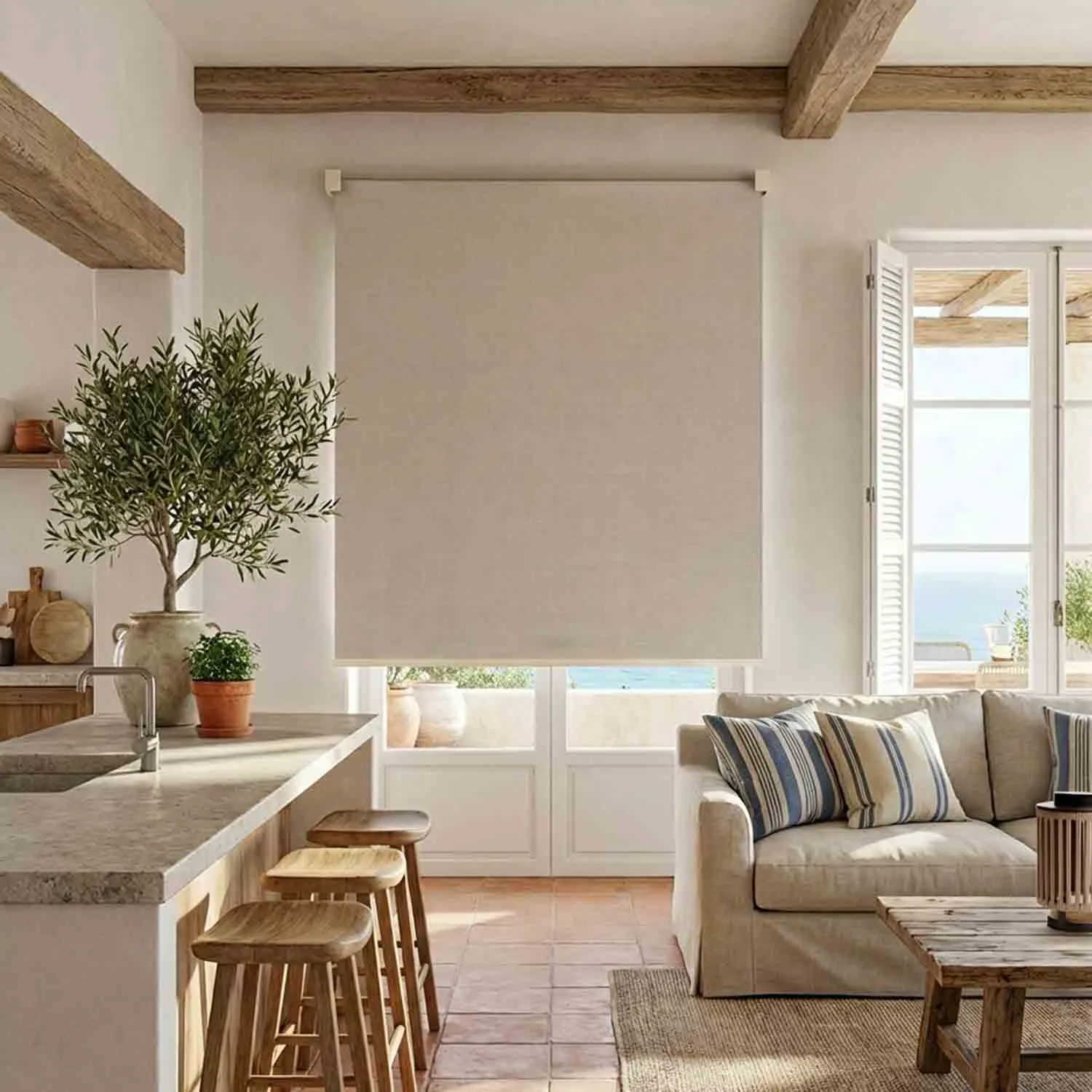 Canvas Blackout Desert Beige – platine Soft Ivory