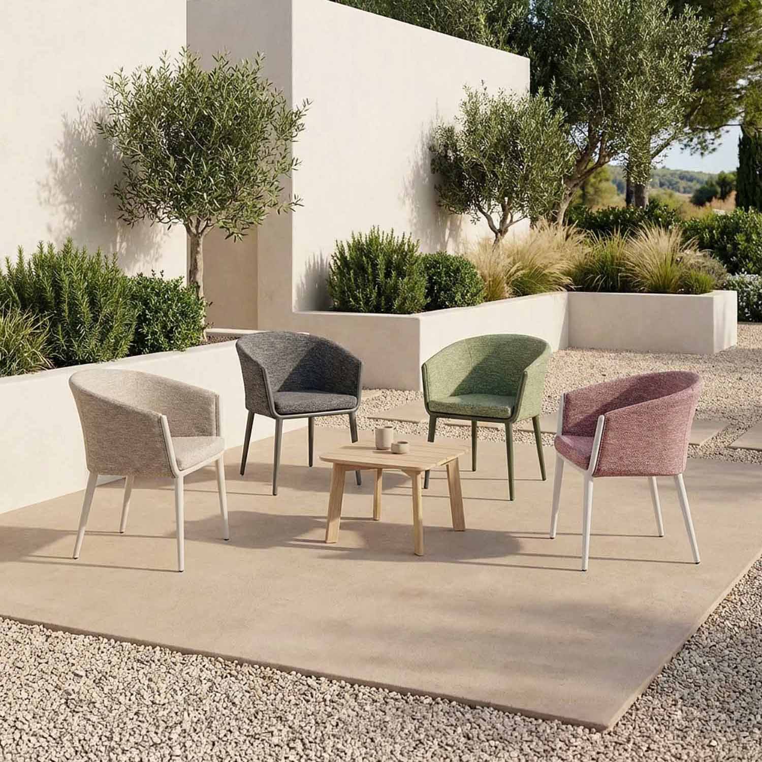 4 couleurs pour chaque espace extérieur