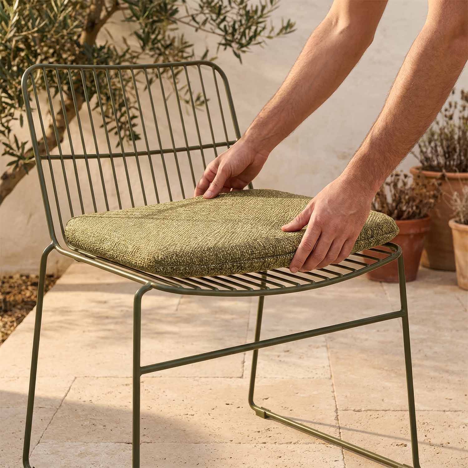 Le coussin ne bouge pas