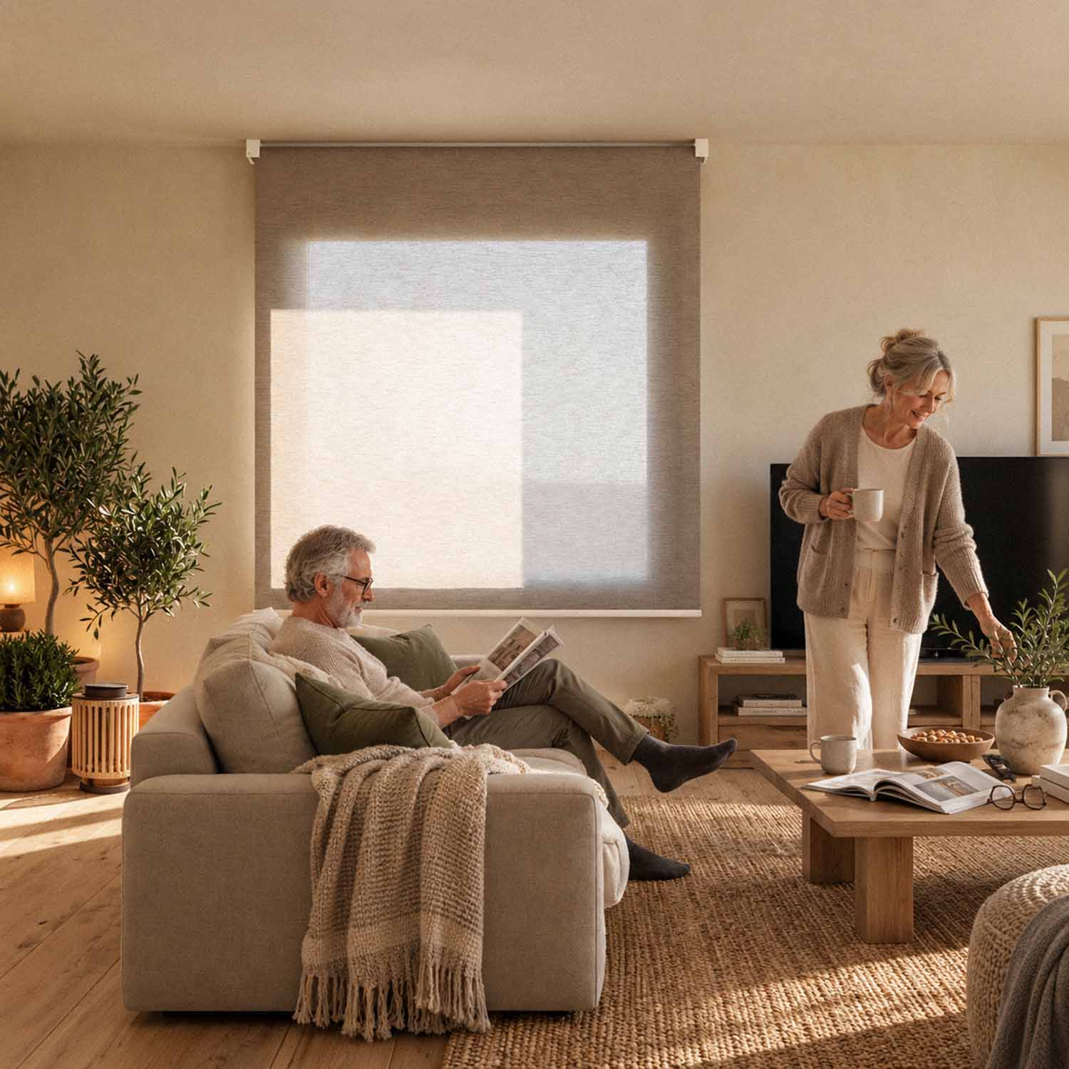 Une journée entière sans lampe allumée