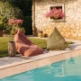 Randa - Le pouf extérieur et intérieur au design radial