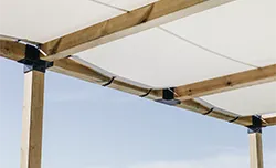 Bugna: Toile d'ombrage à œillets pour les pergolas