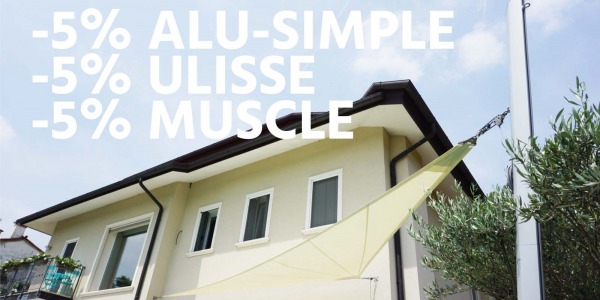 Alu-Simple, Ulisse et Muscle réduits de 5% !